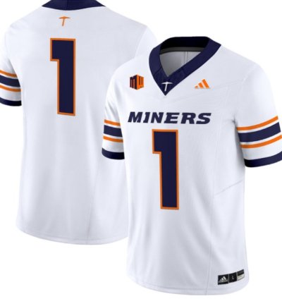 Team 1 Utep Miners Football Jersey 2016 Vapor Limited All Stitched
