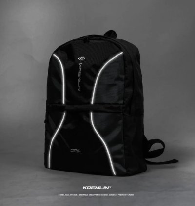 Kremlin Xeno - Reflective Black Backpack Bag 16 L