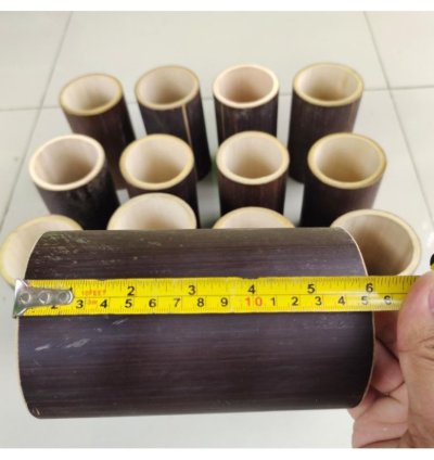 Black Bamboo Craft Materials