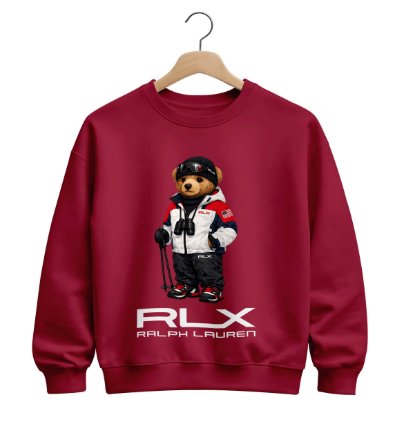 Polo Bear Sweatshirt Sky Rlx Size Usa