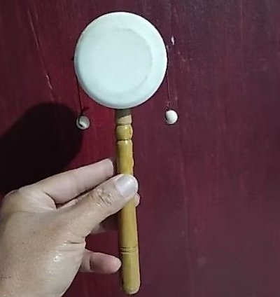 Otok Otok Wooden Spinning Dram Childrens Toy
