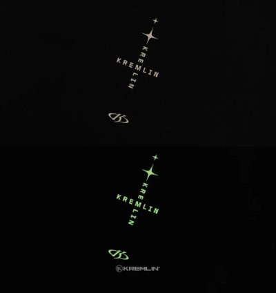 Kremlin Cobra - Oversized Glow In The Dark Relaxed Fit Black
