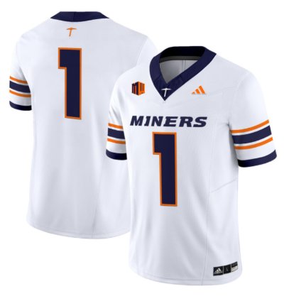 Team Jersey 1 Utep Miners 2016 Vapor Limited Stitched White