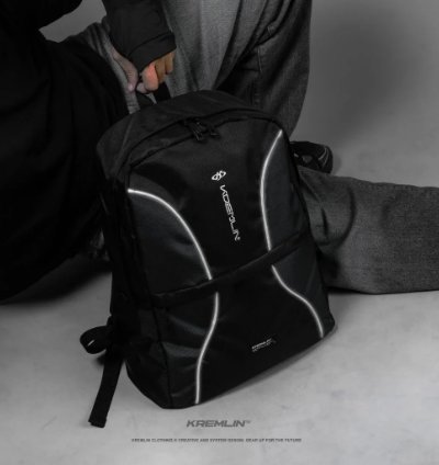 Kremlin Xeno - Reflective Black Backpack Bag 16 L