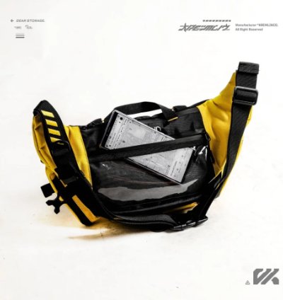 Kremlin Double Strap Waist Bag Cyrax Yellow