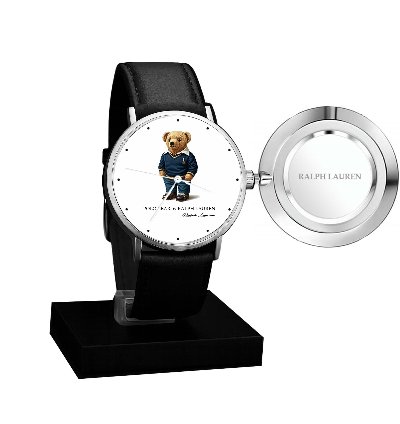 Polo Watch Luxury Preppy Bear Design With