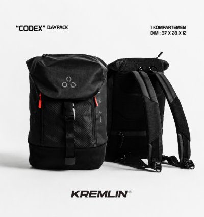 Kremlin Codex - Minimalist Techwear Backpack Daypack Bag
