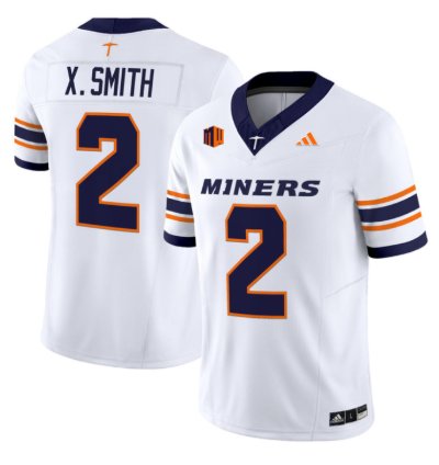 Xavier Smith Jersey 2 Utep Miners 2016 Vapor Limited Stitched White