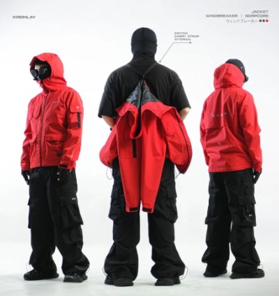 Kremlin Gorpcore Windbreaker Jacket Trooper