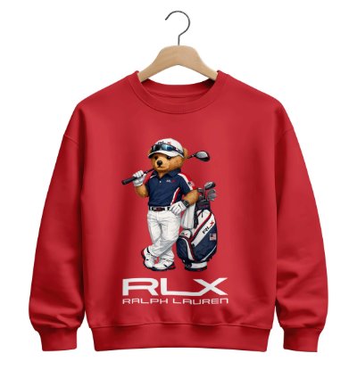 Sweatshirt Polo Bear Rlx Size Usa