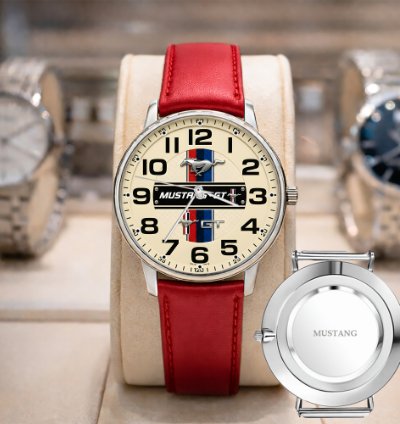 Ford Mustang Clasik Sport Metal Watch