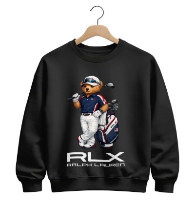 Sweatshirt Polo Bear Rlx Size Usa