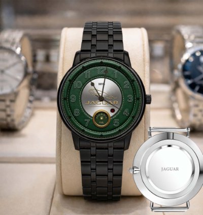 Jaguar Watch Luxury Leather Strap Watch
