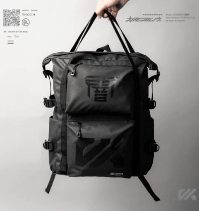 Kremlin Detroit Tech Gear Backpack 25l - Black