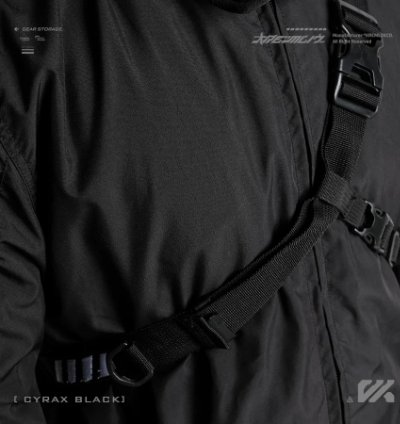 Kremlin Cyrax Black - Waistbag Double Strap Sling