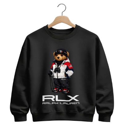 Polo Bear Sweatshirt Sky Rlx Size Usa