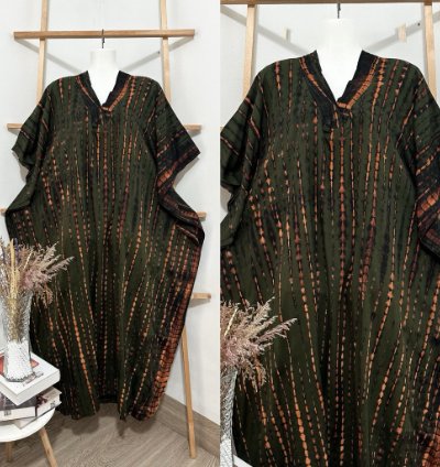 Oversized Rayon Kaftan Dress For Women