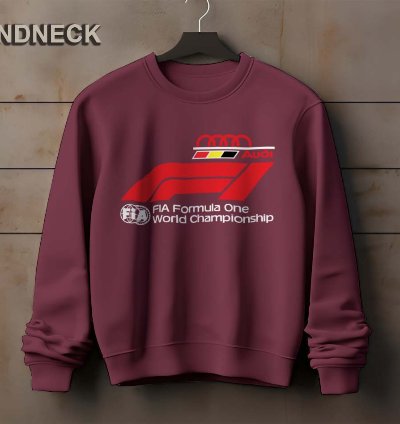 Audi F1 Logo Sweatshirt Elegant Design Us Size