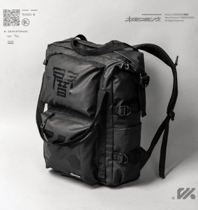 Kremlin Detroit Tech Gear Backpack 25l - Black