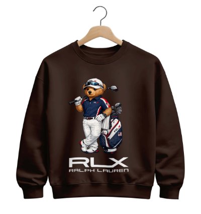 Sweatshirt Polo Bear Rlx Size Usa