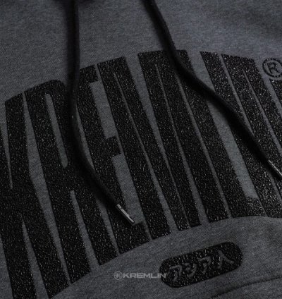 Kremlin Surge - Pullover Hoodie Typo Graphic Hd Caviar