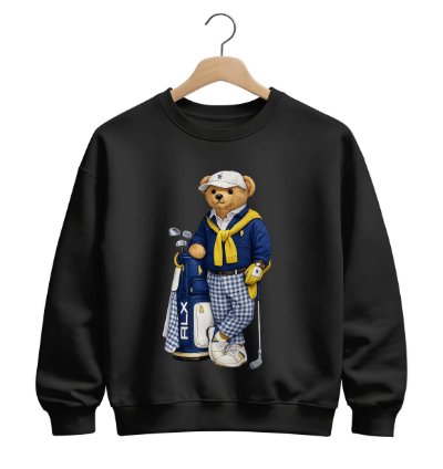 Polo Ralph Lauren Icon Bear Usa Flag Sweatshirt Golf