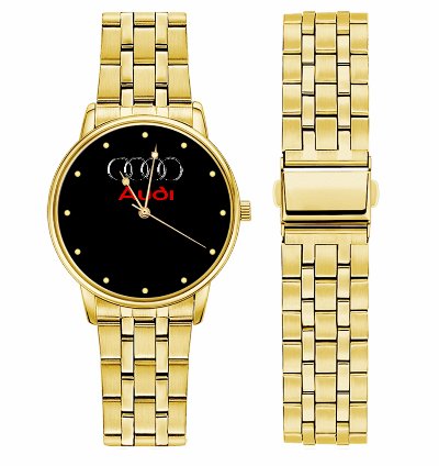 Audi Logo Otomotive Super Car Sport Watch