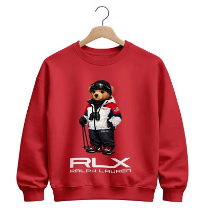 Polo Bear Sweatshirt Sky Rlx Size Usa