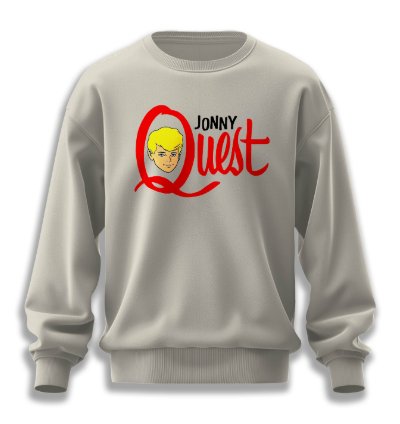 Jonny Quest Vintage Cartoon Sweatshirt Sand