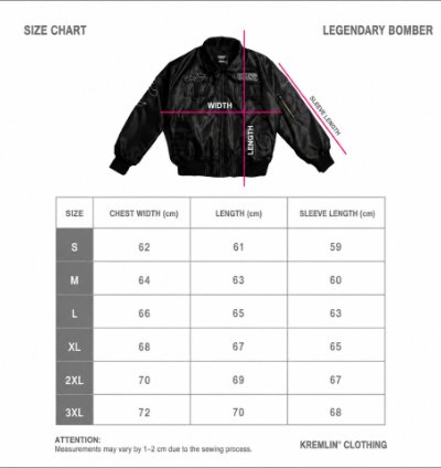 Kremlin Boxy Bomber Jacket Legendary