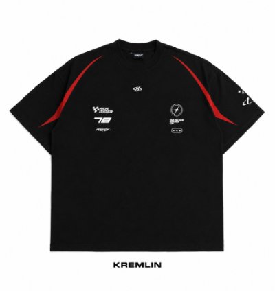 Kremlin Oversized Raglan T-shirt - Apex