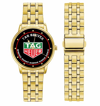 Tag Heuer Logo Swiss Avant Garde Since 1860 Sport Watch