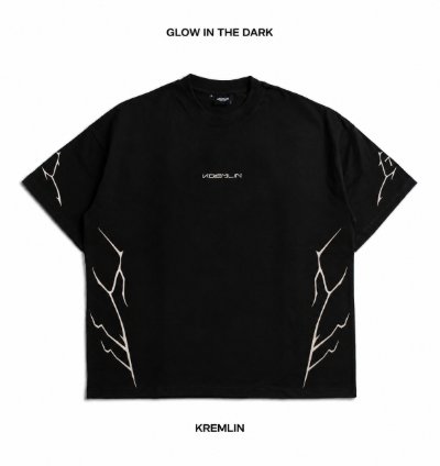 Kremlin Boxy Glow T-shirt Black Level Up