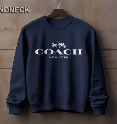 Coach Logo Sweatshirt Elegant Design Us Size