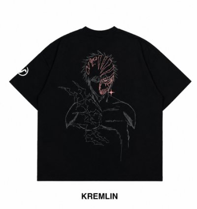 Kremlin Oversized Puff T-shirt Black - Hollow