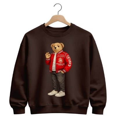 Polo Ralph Lauren Icon Bear Usa Flag Sweatshirt Forest Green