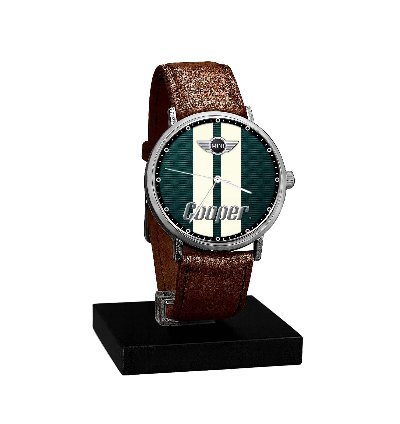 Mini Cooper Green Watch Stainless Steel