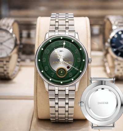 Jaguar Watch Luxury Leather Strap Watch
