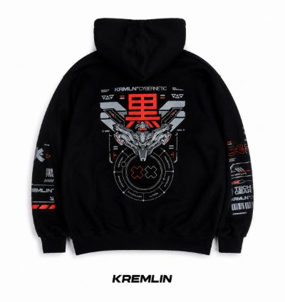 Kremlin Crimson - Cybernetic Pullover Hoodie