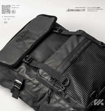 Kremlin Radar - Backpack Tech Gear 25 L Black