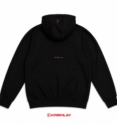Kremlin Griffith - Pullover Hoodie High Neck Black