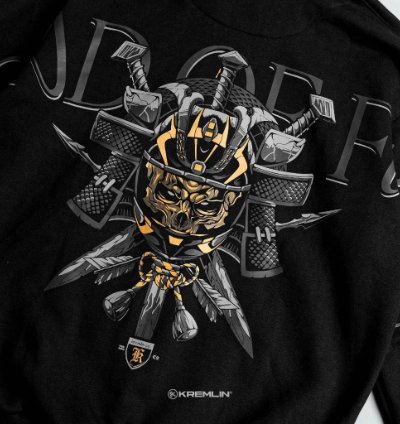 Kremlin Ghost - Zipper Hoodie Ironhorse Series Black
