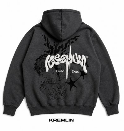 Kremlin Mirage - Pullover Hoodie Typo Graphic Hd Puff