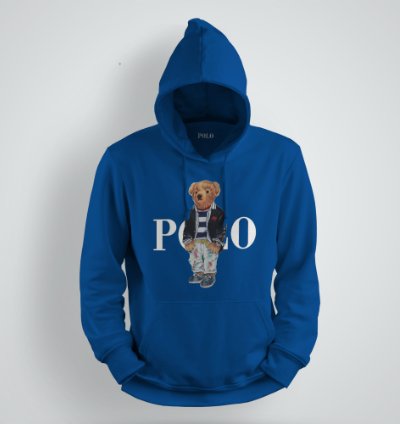 Hoodie Polo Ralph Lauren Polo Bear Fleece Royal Blue