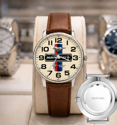 Ford Mustang Clasik Sport Metal Watch