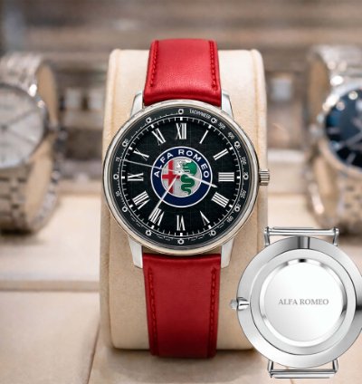 Alfa Romeo Black Design Sport Watch