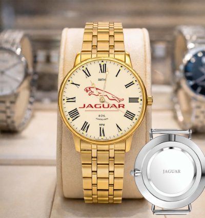 Jaguar Watch Luxury Leather Strap Watch