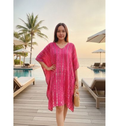 Boho Short Caftan Dress