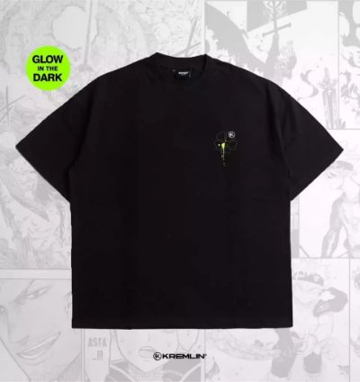 Kremlin Slayer - T-shirt Oversized Fit Black - Anime Xpremiental
