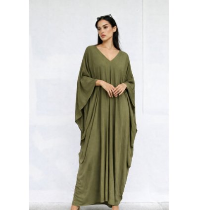 Oversized Rayon Kaftan Dress For Women